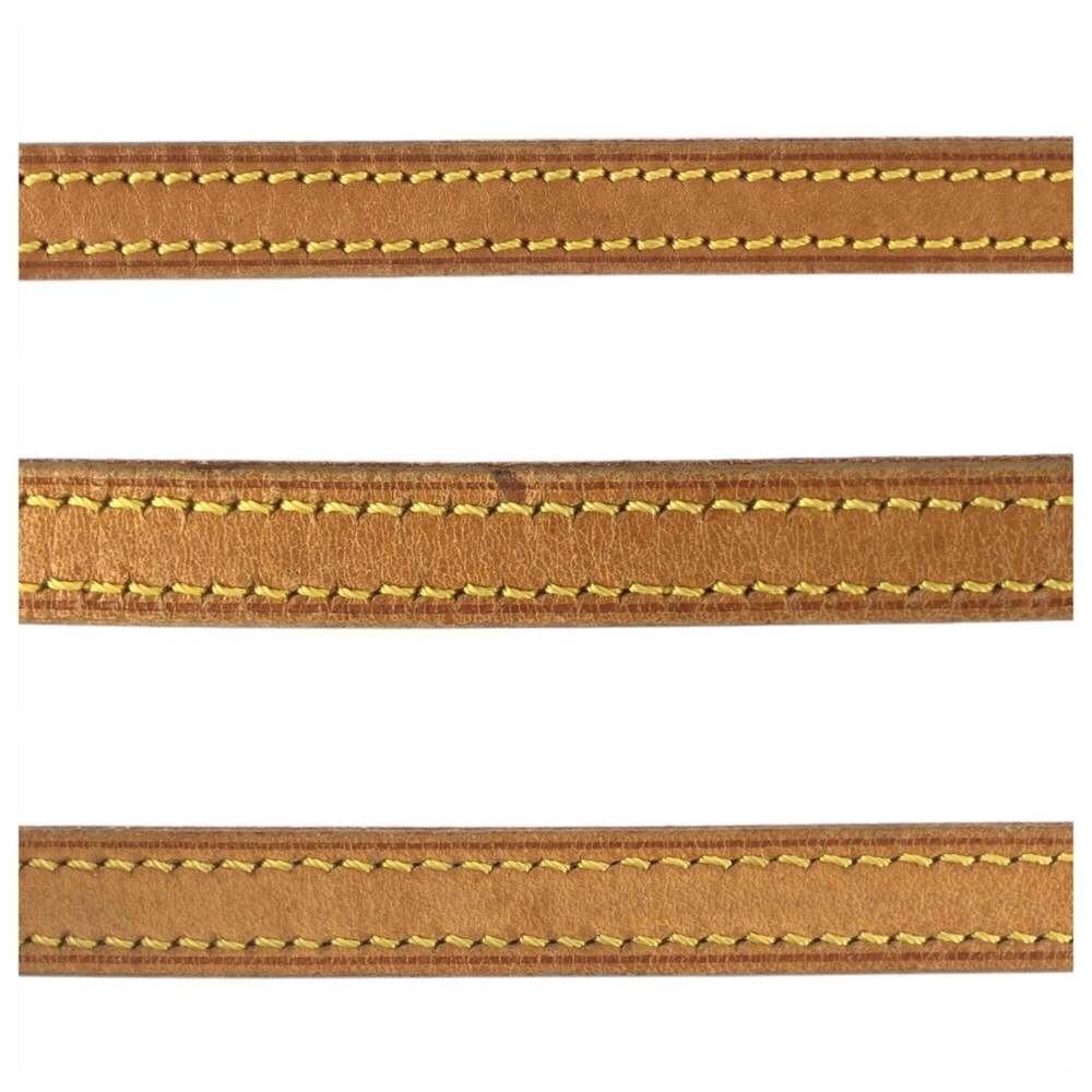 LOUIS VUITTON Louis Vuitton Natural Leather Brown with Gold Hardware Shoulder... - Picture 7 of 7